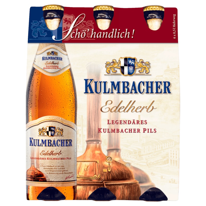 Kulmbacher Edelherb Pils 6x0,5l